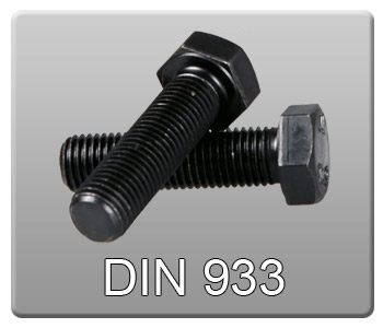 پیچ شش گوش تمام دنده استاندارد DIN933