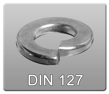 واشر فنری استاندارد DIN127